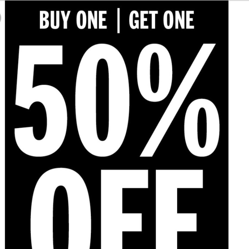 BUY ONE GET ONE 50%% OFF!!! This week only!!!